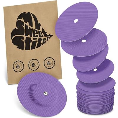 MySweetStitch FreeStyle Libre 1/2 Overpatch – 25x patchs de fixation ronds, maintien extra fort sur le capteur, imperméable & doux pour la peau, hypoallergénique, Made in Germany, Purple - Publicité MySweetStitch FreeStyle Libre 1/2 Overpatch – 25x patchs de fixation ronds, maintien extra fort sur le capteur, imperméable & doux pour la peau, hypoallergénique, Made in Germany, Purple - Publicité
