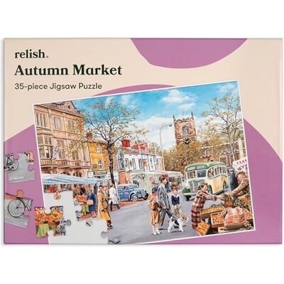 Relish Puzzle 35 pièces pour démence – Marché d’Automne Puzzle 35 pièces grand format pour seniors avec démence et Alzheimer, favorisant la mémoire. Publicité Relish Puzzle 35 pièces pour démence – Marché d’Automne Puzzle 35 pièces grand format pour seniors avec démence et Alzheimer, favorisant la mémoire. Publicité