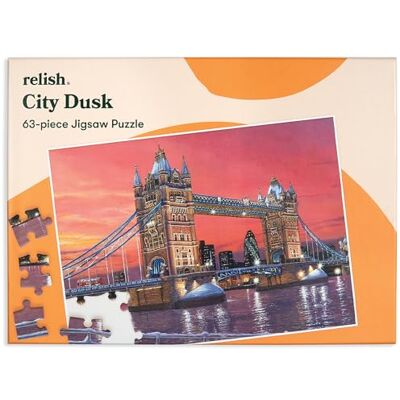 Relish Puzzle 63 pièces pour démence – Crépuscule Urbain Puzzle 63 pièces grand format pour seniors avec démence et Alzheimer, favorisant la mémoire. Publicité Relish Puzzle 63 pièces pour démence – Crépuscule Urbain Puzzle 63 pièces grand format pour seniors avec démence et Alzheimer, favorisant la mémoire. Publicité