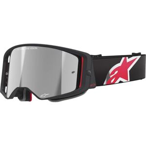 Alpinestars Supertech Corp Absolute Vision Stripe Mirror Lunettes de motocross, schwarz/rot, Einheitsgröße - Publicité Alpinestars Supertech Corp Absolute Vision Stripe Mirror Lunettes de motocross, schwarz/rot, Einheitsgröße - Publicité