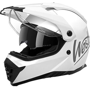 Westt - Motocross Fullface - Blanc - M - Helmet - Publicité Westt - Motocross Fullface - Blanc - M - Helmet - Publicité