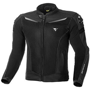 SHIMA PISTON, Veste de moto pour homme en cuir et maille avec protections (Noir, 56) - Publicité SHIMA PISTON, Veste de moto pour homme en cuir et maille avec protections (Noir, 56) - Publicité