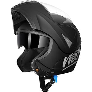 Westt TORQUE - Noir - M - Full-Face Flip-Up Helmet - Publicité Westt TORQUE - Noir - M - Full-Face Flip-Up Helmet - Publicité