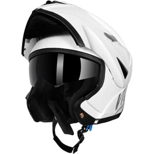 Westt - TORQUE - Blanc - Casque intégral pliant - Helmet - Publicité Westt - TORQUE - Blanc - Casque intégral pliant - Helmet - Publicité