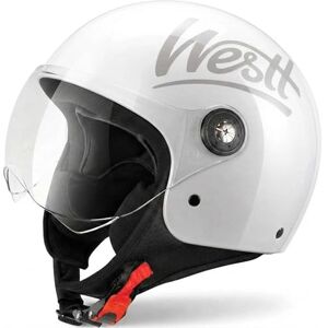 Westt - Classic Jethelm - Blanc - M - Helmet - Publicité Westt - Classic Jethelm - Blanc - M - Helmet - Publicité