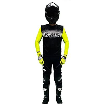JLP RACING PANTALON NOIR TENUE MOTO CROSS QUAD VTT BMX 30-S/NOIR - Publicité JLP RACING PANTALON NOIR TENUE MOTO CROSS QUAD VTT BMX 30-S/NOIR - Publicité