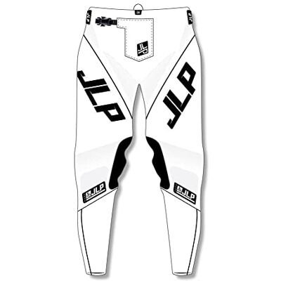 JLP RACING Pantalon Enfant Blanc Tenue Moto Cross Quad VTT BMX XXL - Publicité JLP RACING Pantalon Enfant Blanc Tenue Moto Cross Quad VTT BMX XXL - Publicité
