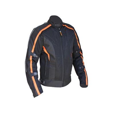 Bikers Gear Australia Chicane Lightweight Summer Air Flow Mesh Vented Motorcycle Jacket with CE 1621-1 Removable Armour Waterproof Liner Cordura - Publicité Bikers Gear Australia Chicane Lightweight Summer Air Flow Mesh Vented Motorcycle Jacket with CE 1621-1 Removable Armour Waterproof Liner Cordura - Publicité