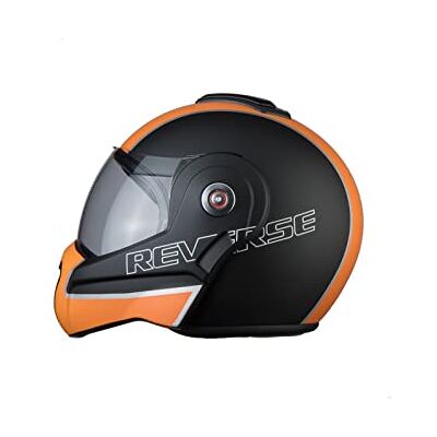BHR Casque Modulable Moto 807 Reverse, Modulable, Matt Orange, XS - Publicité BHR Casque Modulable Moto 807 Reverse, Modulable, Matt Orange, XS - Publicité