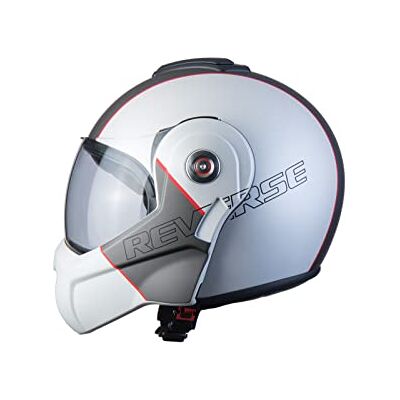 BHR Casque Modulable Moto 807 Reverse, Modulable, Cool White, XS - Publicité BHR Casque Modulable Moto 807 Reverse, Modulable, Cool White, XS - Publicité