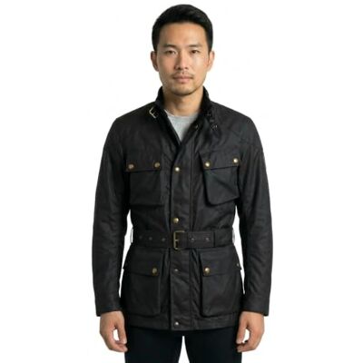 BELSTAFF Trialmaster AA Veste en coton noir XL - Publicité BELSTAFF Trialmaster AA Veste en coton noir XL - Publicité