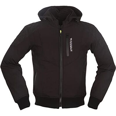 Veste softshell imperméable Modeka Clarke pour moto - Unisexe Noir 4XL - Publicité Veste softshell imperméable Modeka Clarke pour moto - Unisexe Noir 4XL - Publicité