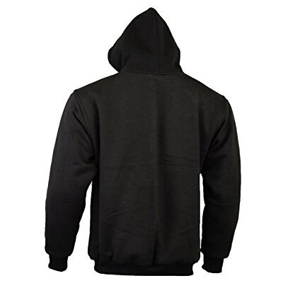 Bikers Gear Australia Bikers Gear The Crossfire Veste à capuche de moto en Kevlar noir, protection CE, petite taille - Publicité Bikers Gear Australia Bikers Gear The Crossfire Veste à capuche de moto en Kevlar noir, protection CE, petite taille - Publicité
