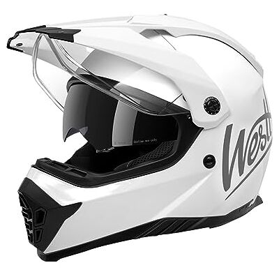 Westt - Motocross Fullface - Blanc - M - Helmet - Publicité Westt - Motocross Fullface - Blanc - M - Helmet - Publicité