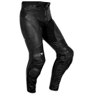A-pro Pantalon Cuir Racing Moto Touring Protections CE Slides Biker Wear Noir 28 - Publicité A-pro Pantalon Cuir Racing Moto Touring Protections CE Slides Biker Wear Noir 28 - Publicité