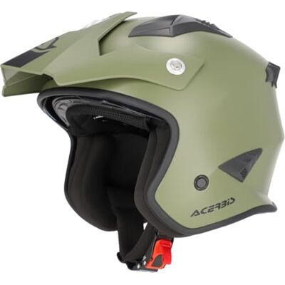 Casque Jet Acerbis Aria 2206 Vert Militaire - Publicité Casque Jet Acerbis Aria 2206 Vert Militaire - Publicité