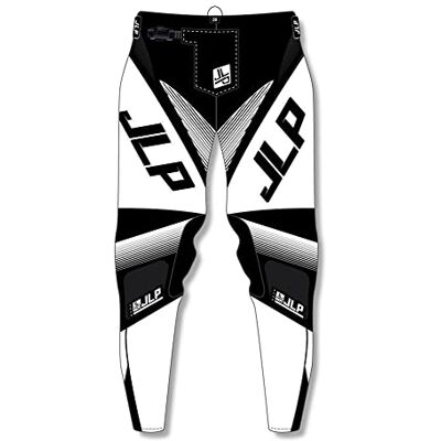 JLP RACING PANTALON ENFANT NOIR ET BLANC TENUE MOTO CROSS QUAD VTT BMX XXL - Publicité JLP RACING PANTALON ENFANT NOIR ET BLANC TENUE MOTO CROSS QUAD VTT BMX XXL - Publicité
