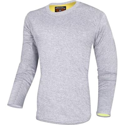 Bikers Gear Australia Bikers Gear Chemise de Protection Blindée en Kevlar pour Moto Heavy GSM Dupont™ Kevlar® Aramide avec Armure CE, Gris, M - Publicité Bikers Gear Australia Bikers Gear Chemise de Protection Blindée en Kevlar pour Moto Heavy GSM Dupont™ Kevlar® Aramide avec Armure CE, Gris, M - Publicité