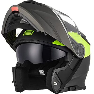 ORIGINE Casque Moto Modulable Intégral Rabattable Double Visière Homologué ECE - Publicité ORIGINE Casque Moto Modulable Intégral Rabattable Double Visière Homologué ECE - Publicité