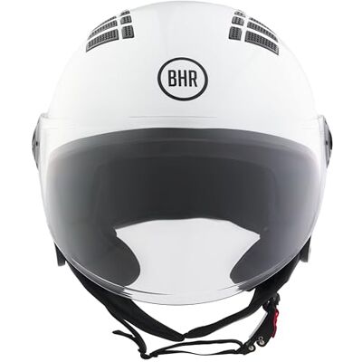 BHR - 834 Flow - Blanc Brillant - L - Casque - Publicité BHR - 834 Flow - Blanc Brillant - L - Casque - Publicité