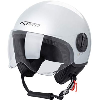 A-PRO - Casco Jet Demi Urban - Argent - XS - Helmet - Publicité A-PRO - Casco Jet Demi Urban - Argent - XS - Helmet - Publicité