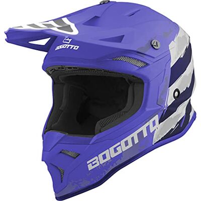 Bogotto V337 Wild-Ride Casque croisé, Blau/Schwarz/weiß, XL - Publicité Bogotto V337 Wild-Ride Casque croisé, Blau/Schwarz/weiß, XL - Publicité