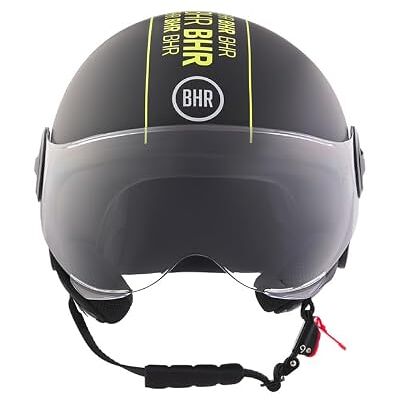 BHR Casque Demi-Jet, Casque Scooter 835 Special, Cool Black, L - Publicité BHR Casque Demi-Jet, Casque Scooter 835 Special, Cool Black, L - Publicité