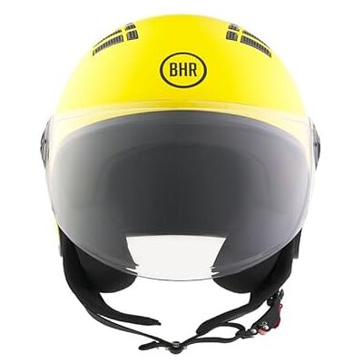 BHR - 834 Flow - Jaune Mat - M - Casque - Publicité BHR - 834 Flow - Jaune Mat - M - Casque - Publicité