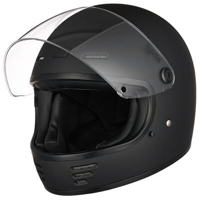ORIGINE Casque de Moto intégral Casque rétro Vintage avec visière ECE - Publicité ORIGINE Casque de Moto intégral Casque rétro Vintage avec visière ECE - Publicité