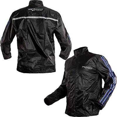 A-PRO - Tuta Moto Cappuccio - Bleu - XXL - Veste de pluie - Publicité A-PRO - Tuta Moto Cappuccio - Bleu - XXL - Veste de pluie - Publicité