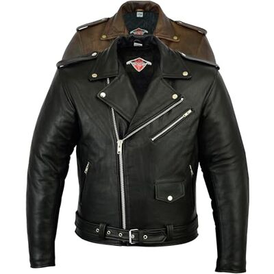 Texpeed - Marlon - 4XL - Cuir - Brando - Veste - Publicité Texpeed - Marlon - 4XL - Cuir - Brando - Veste - Publicité