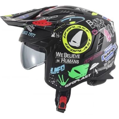 UFO PLAST Casque SHERATAN Jet UFO Graphic M - Publicité UFO PLAST Casque SHERATAN Jet UFO Graphic M - Publicité