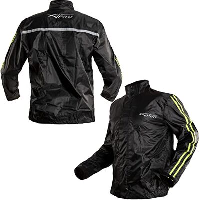 A-PRO - Giacca Antipioggia Moto - Fluo - XXL - Combinaison pluie - Publicité A-PRO - Giacca Antipioggia Moto - Fluo - XXL - Combinaison pluie - Publicité