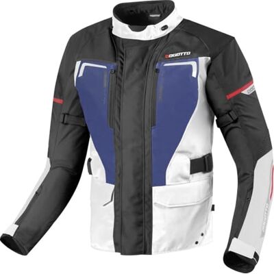 Bogotto Aveno waterproof 3in1 Veste textile de moto imperméable, bleu/noir, M - Publicité Bogotto Aveno waterproof 3in1 Veste textile de moto imperméable, bleu/noir, M - Publicité