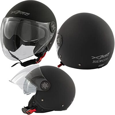A-PRO - Jet - Noir mat - Casque - Publicité A-PRO - Jet - Noir mat - Casque - Publicité