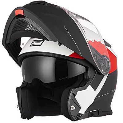 ORIGINE Casque Moto Modulable Intégral Rabattable Double Visière Homologué ECE - Publicité ORIGINE Casque Moto Modulable Intégral Rabattable Double Visière Homologué ECE - Publicité