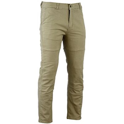 Bikers Gear Australia Bikers Gear Australie Nouveau Style Chino Moderne Kevlar Doublure Moto Jeans Protection CE 1621-1 Marron clair Taille 38S - Publicité Bikers Gear Australia Bikers Gear Australie Nouveau Style Chino Moderne Kevlar Doublure Moto Jeans Protection CE 1621-1 Marron clair Taille 38S - Publicité