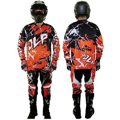 JLP RACING TENUE PANTALON MAILLOT GANTS MOTO CROSS QUAD ENDURO VTT BMX MTB ENFANT ORANGE M - Publicité JLP RACING TENUE PANTALON MAILLOT GANTS MOTO CROSS QUAD ENDURO VTT BMX MTB ENFANT ORANGE M - Publicité