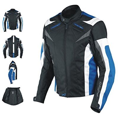 A-pro Lady Femme Blouson Tissu Textile Gilet Thermique Protections CE Veste Bleu M - Publicité A-pro Lady Femme Blouson Tissu Textile Gilet Thermique Protections CE Veste Bleu M - Publicité