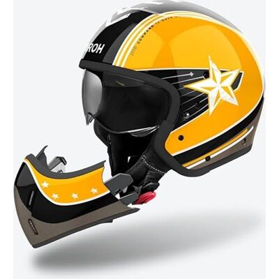 Casque Moto Airoh J 110 Command Jaune - Casque de Moto - Publicité Casque Moto Airoh J 110 Command Jaune - Casque de Moto - Publicité