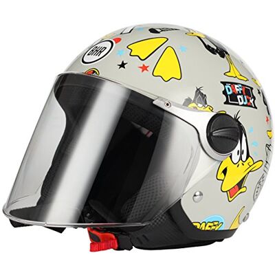 BHR One 801 Casque demi-jet M Duffy Duck - Publicité BHR One 801 Casque demi-jet M Duffy Duck - Publicité
