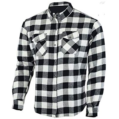 Bikers Gear Australia Bikers Gear UK Chemise Lumberjack Kevlar avec protections CE zip frontal et Poches - Publicité Bikers Gear Australia Bikers Gear UK Chemise Lumberjack Kevlar avec protections CE zip frontal et Poches - Publicité