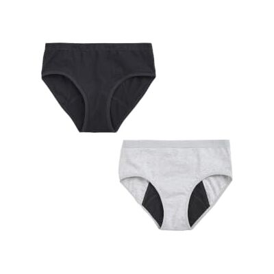 NEXT Fille Culottes menstruelles flux abondant, lot de 2 Flux modéré à abondant - Publicité NEXT Fille Culottes menstruelles flux abondant, lot de 2 Flux modéré à abondant - Publicité
