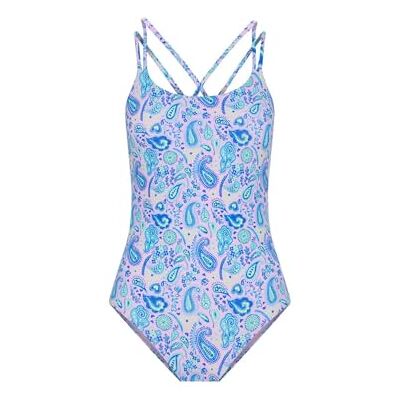 Modibodi Maillot de Bain Menstruel Adolescente Maillot de Bain Règle Dos Croisé Flux Abondant 50 ML Paisley Pink Y12-14 - Publicité Modibodi Maillot de Bain Menstruel Adolescente Maillot de Bain Règle Dos Croisé Flux Abondant 50 ML Paisley Pink Y12-14 - Publicité