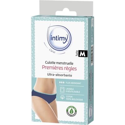 INTIMY CARE Première Culotte De Règles – Très Absorbante – Culotte Menstruelle 95% Coton Bio – Lavable & Réutilisable Taille M - Publicité INTIMY CARE Première Culotte De Règles – Très Absorbante – Culotte Menstruelle 95% Coton Bio – Lavable & Réutilisable Taille M - Publicité