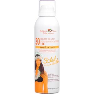 Soleil des Îles - Brume de Lait SPF 30 - Coconut oil - Sunscreen spray - Publicité Soleil des Îles - Brume de Lait SPF 30 - Coconut oil - Sunscreen spray - Publicité