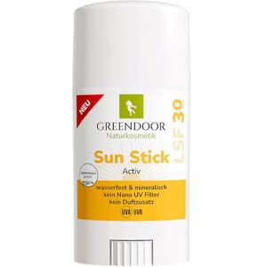 GREENDOOR Stick solaire SPF30 haute protection 50 ml, résistant à l'eau, forte protection purement minérale contre les rayons UVA et UVB, manchon en plastique hygiénique avec mécanisme rotatif - Publicité GREENDOOR Stick solaire SPF30 haute protection 50 ml, résistant à l'eau, forte protection purement minérale contre les rayons UVA et UVB, manchon en plastique hygiénique avec mécanisme rotatif - Publicité
