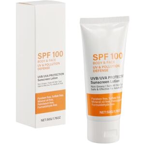 Ziyonix CrèMe Solaire SPF 100, Sunscreen SPF 100, Lotion Solaire avec Protection Uva/Uvb, CrèMe solaire Hydratante et Anti-âGe pour Visage et Corps, Convient à Tous Les Types de Peau, Non Grasse - Publicité Ziyonix CrèMe Solaire SPF 100, Sunscreen SPF 100, Lotion Solaire avec Protection Uva/Uvb, CrèMe solaire Hydratante et Anti-âGe pour Visage et Corps, Convient à Tous Les Types de Peau, Non Grasse - Publicité