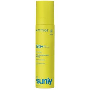 ATTITUDE Crème Solaire Ultra-Légère pour Enfants SPF 50, Large Spectre à l’Oxyde de Zinc, Vérifié EWG, Non Nano, Résistant à l’Eau, pour Visage et Corps, Végan, Sans Odeur, 80 g - Publicité ATTITUDE Crème Solaire Ultra-Légère pour Enfants SPF 50, Large Spectre à l’Oxyde de Zinc, Vérifié EWG, Non Nano, Résistant à l’Eau, pour Visage et Corps, Végan, Sans Odeur, 80 g - Publicité