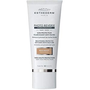 INSTITUT ESTHEDERM PARIS Institut Esthederm Soin Photo Reverse Teinté Très Haute Protection Crème Éclaircissante Atténue et Prévient les Taches Pigmentaires Teint Uniformisé Tube de 50 ml Beige Medium - Publicité INSTITUT ESTHEDERM PARIS Institut Esthederm Soin Photo Reverse Teinté Très Haute Protection Crème Éclaircissante Atténue et Prévient les Taches Pigmentaires Teint Uniformisé Tube de 50 ml Beige Medium - Publicité